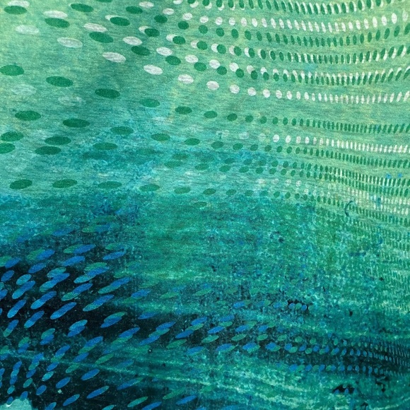 Prana diaphanous women’s short sleeve blouse top - Picture 5 of 14